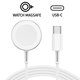 Magnetisches Schnellladegerät zu USB-C Kabel für Apple Watch, 1 m, Kunststoff, bulk