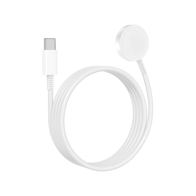 Magnetisches Schnellladegerät zu USB-C Kabel für Apple Watch, 1 m, Kunststoff, bulk