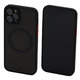 FixPremium - Hülle Matte mit MagSafe für iPhone 12 Pro, schwarz