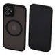 FixPremium - Hülle Matte mit MagSafe für iPhone 12, schwarz