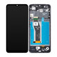 Motorola Moto E13 - LCD Display + Touchscreen Front Glas + Rahmen (Cosmic Black) TFT