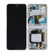 Motorola Razr 40 - LCD Display + Touchscreen Front Glas + Rahmen (Vanilla Cream) - 5D68C22835 Genuine Service Pack