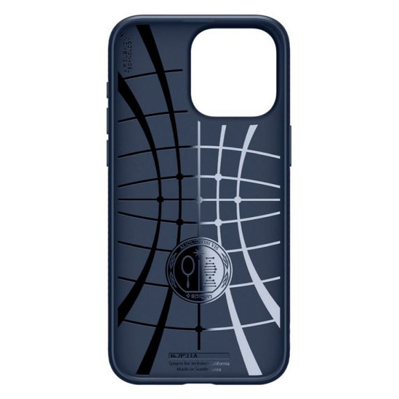 Spigen - Hülle Liquid Air für iPhone 15 Pro Max, navy blue