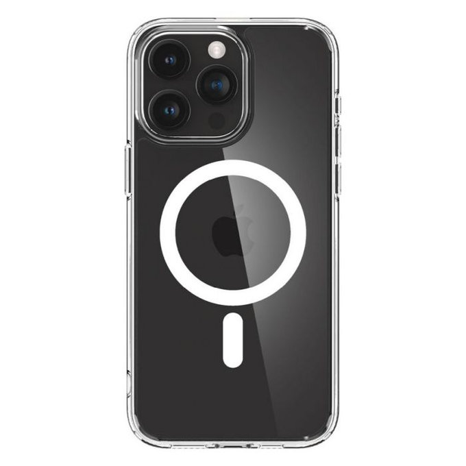Spigen - Hülle Ultra Hybrid mit MagSafe für iPhone 15 Pro, weiss
