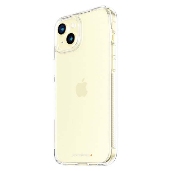 Hülle HardCase D3O für iPhone 15 Plus, Transparent, PanzerGlass