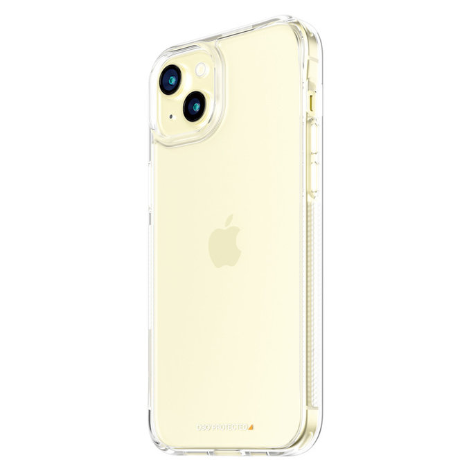 Hülle HardCase D3O für iPhone 15 Plus, Transparent, PanzerGlass