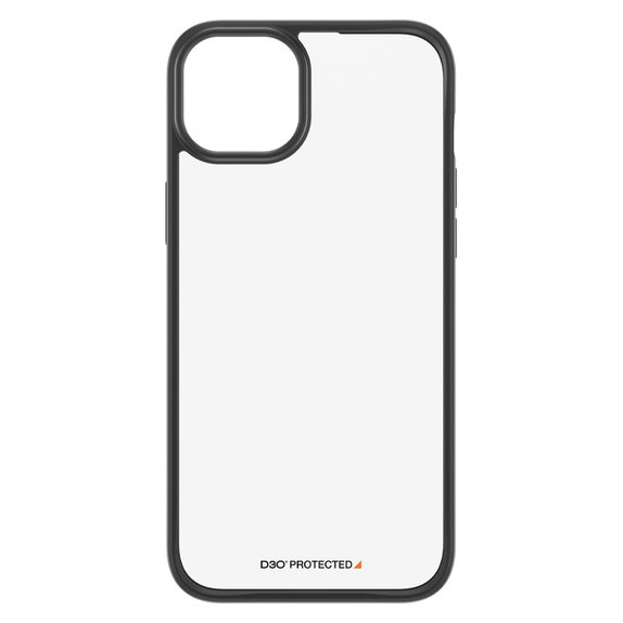 Hülle ClearCase D3O für iPhone 15 Plus, Schwarz, PanzerGlass