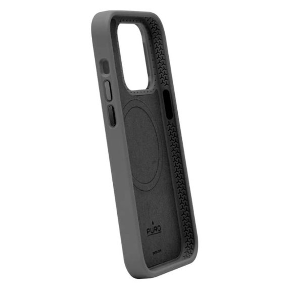PURO - Hülle ICON MAG PRO mit MagSafe für iPhone 15 Pro Max, schwarz