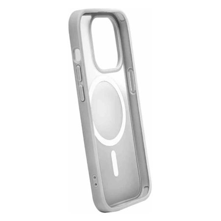 PURO - Hülle Gradient mit MagSafe für iPhone 15 Pro Max, silber