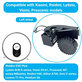 Roidmi EVE Plus - Rad mit Motor (Links) (Schwarz)