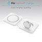 FixPremium - MagSafe Duo für iPhone und Apple Watch, weiss