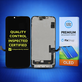 Display Soft OLED für iPhone 14, Touchscreen-Glas mit Rahmen, FixPremium