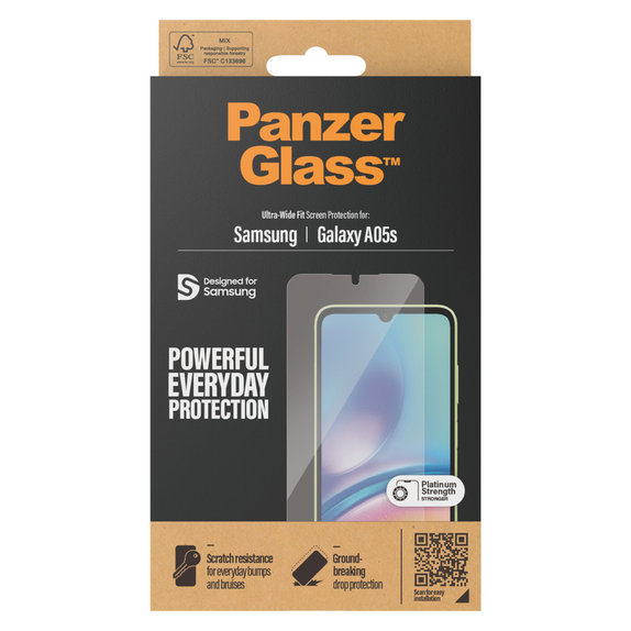 Panzerglas UWF für Samsung Galaxy A05s, Klar, PanzerGlass