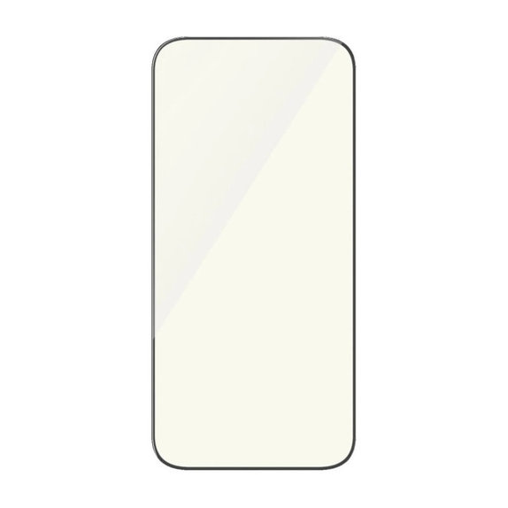Schutzglas UWF Eyecare mit Applikator für iPhone 15 Pro, Schwarz, PanzerGlass