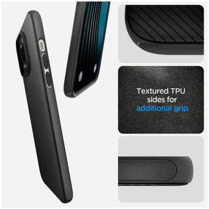 Spigen - Hülle Mag Armor mit MagSafe für iPhone 14 Pro, matte black