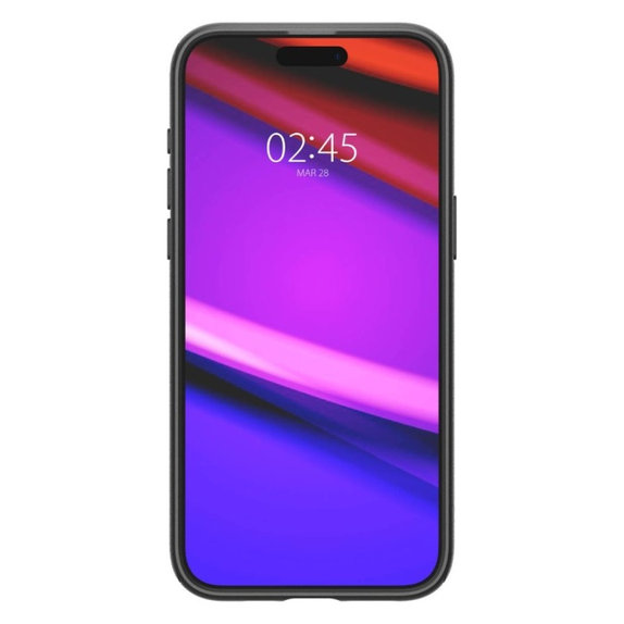Spigen - Hülle Mag Armor mit MagSafe für iPhone 15 Pro Max, matte black