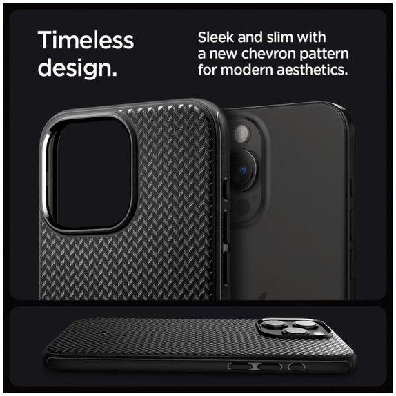 Spigen - Hülle Mag Armor mit MagSafe für iPhone 15 Pro, matte black