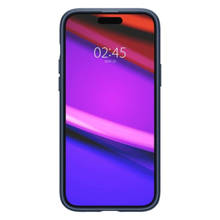 Spigen - Hülle Mag Armor mit MagSafe für iPhone 15, navy blue