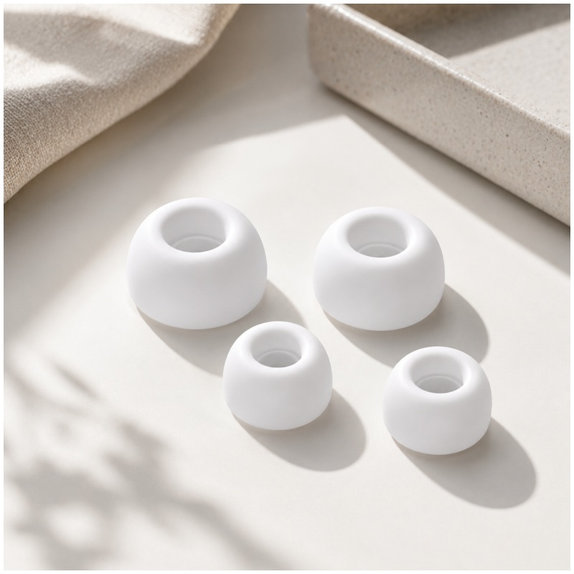 FixPremium - AirPods Pro Tips - Set 2 Stück (L, S), white
