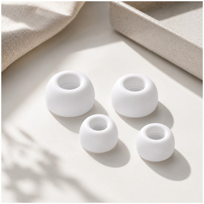 FixPremium - AirPods Pro Tips - Set 2 Stück (L, S), white