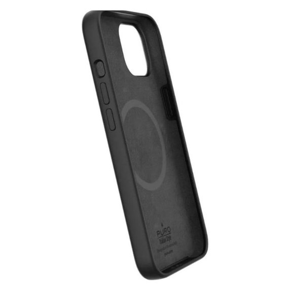 PURO - Hülle ICON MAG mit MagSafe für iPhone 14 Pro, schwarz