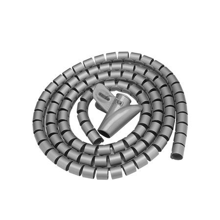 FixPremium - Kabelorganisator - Rohr (10mm), Länge 2M, grau