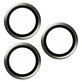 Kameraobjektivschutz Hoops für iPhone 15 Pro/15 Pro Max, Natural Metal, PanzerGlass