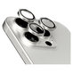 Kameraobjektivschutz Hoops für iPhone 15 Pro/15 Pro Max, White Titanium, PanzerGlass