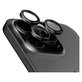 Kameraobjektivschutz Hoops für iPhone 15 Pro/15 Pro Max, Black Titanium, PanzerGlass