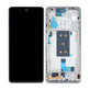 Xiaomi 11T, 11T Pro - LCD Display + Touchscreen Front Glas + Rahmen (Celestial Blue) OLED