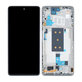 Xiaomi 11T, 11T Pro - LCD Display + Touchscreen Front Glas + Rahmen (Meteorite Gray) TFT