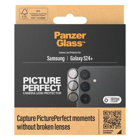 PanzerGlass - Kameraobjektiv-Schutzhülle PicturePerfect für Samsung Galaxy S24+, schwarz