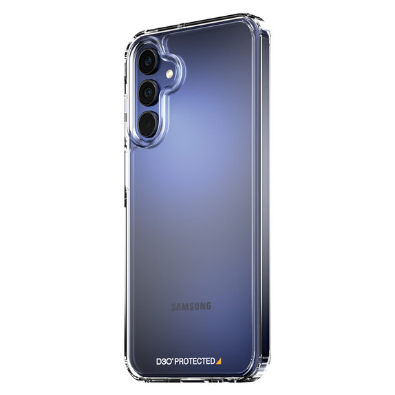 Hülle HardCase D3O für Samsung Galaxy A15/A15 5G, Transparent, PanzerGlass