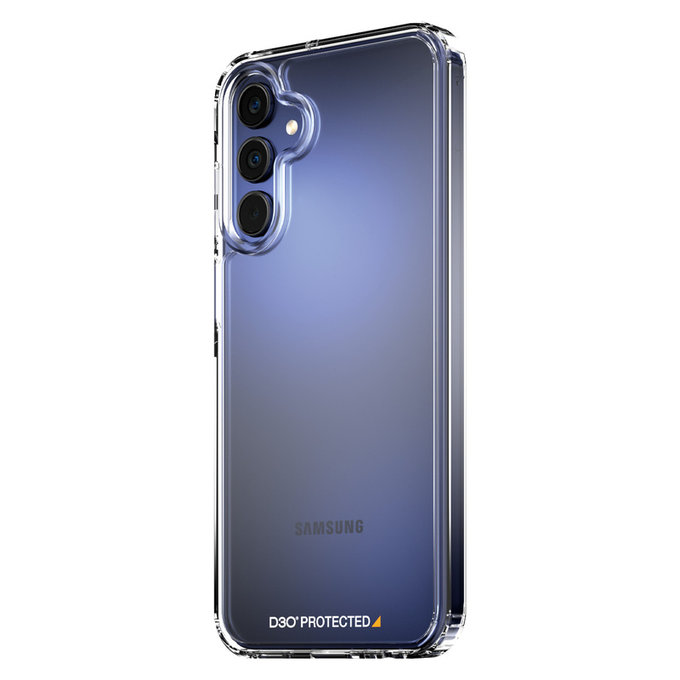 Hülle HardCase D3O für Samsung Galaxy A15/A15 5G, Transparent, PanzerGlass