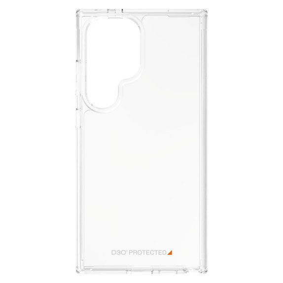 Hülle HardCase D3O für Samsung Galaxy S24 Ultra, Transparent, PanzerGlass