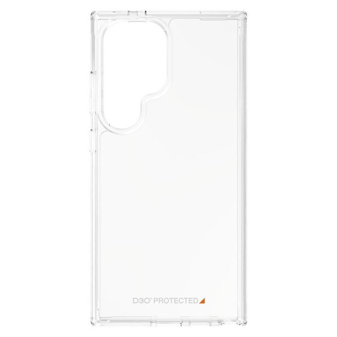 Hülle HardCase D3O für Samsung Galaxy S24 Ultra, Transparent, PanzerGlass