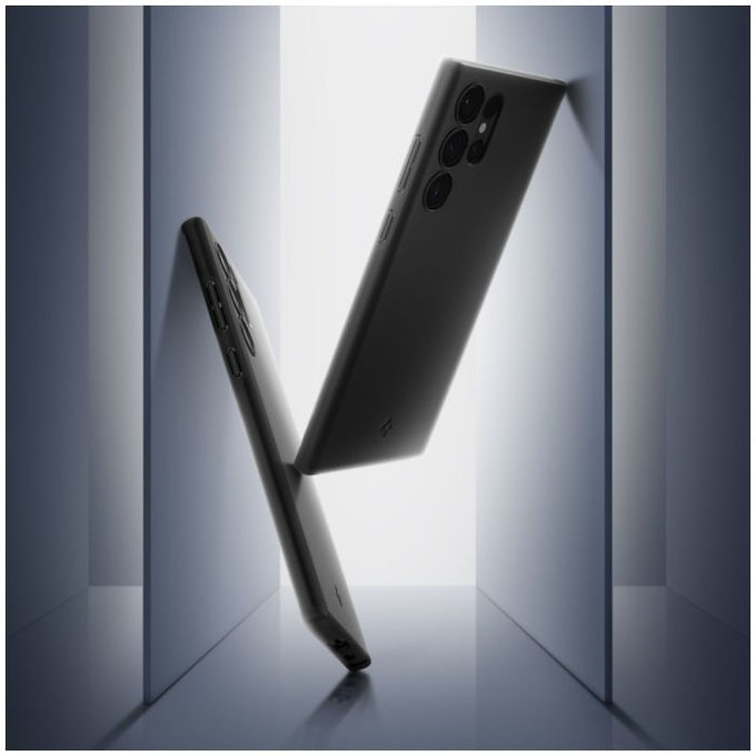 Spigen - Hülle Thin Fit für Samsung Galaxy S24 Ultra, schwarz