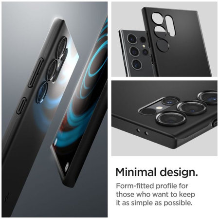 Spigen - Hülle Thin Fit für Samsung Galaxy S24 Ultra, schwarz