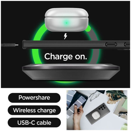 Spigen - Hülle Thin Fit für Samsung Galaxy S24 Ultra, schwarz