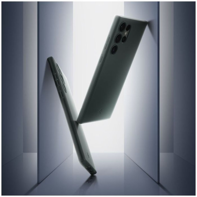 Spigen - Hülle Thin Fit für Samsung Galaxy S24 Ultra, Abyss Green