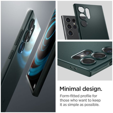 Spigen - Hülle Thin Fit für Samsung Galaxy S24 Ultra, Abyss Green