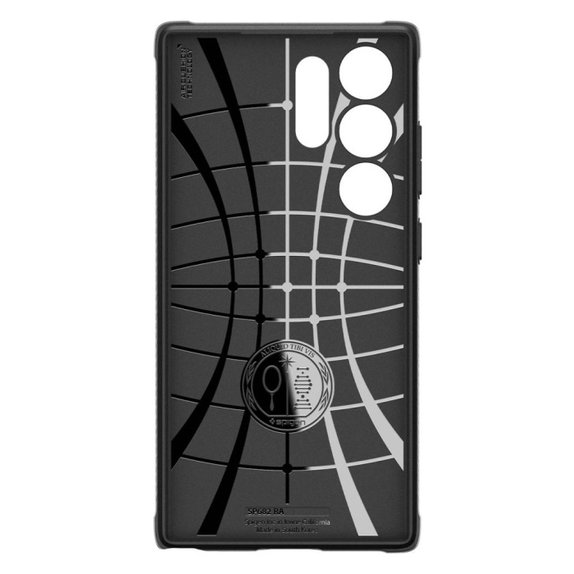Spigen - Hülle Rugged Armor für Samsung Galaxy S24 Ultra, Matte Black