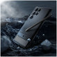 Spigen - Hülle Rugged Armor für Samsung Galaxy S24 Ultra, Matte Black