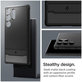 Spigen - Hülle Rugged Armor für Samsung Galaxy S24 Ultra, Matte Black
