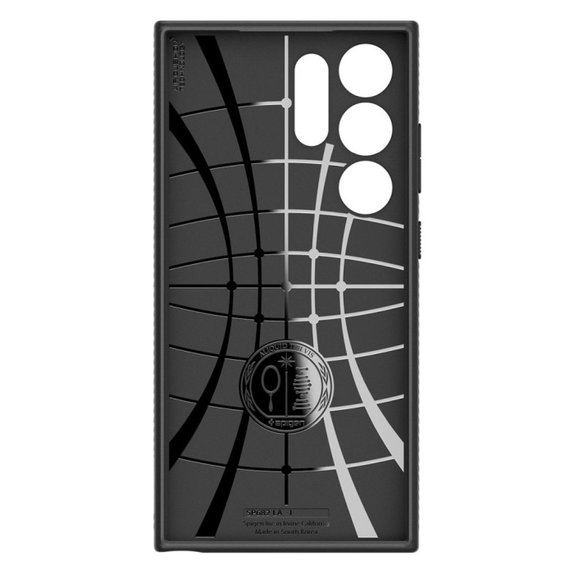 Spigen - Hülle Liquid Air für Samsung Galaxy S24 Ultra, Matte Black