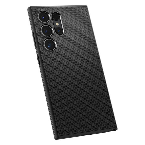 Spigen - Hülle Liquid Air für Samsung Galaxy S24 Ultra, Matte Black