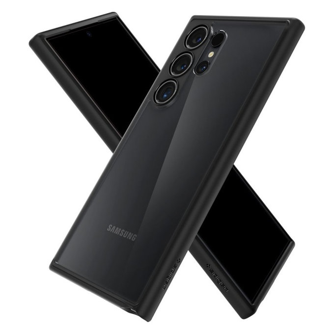Spigen - Hülle Ultra Hybrid für Samsung Galaxy S24 Ultra, Matte Black