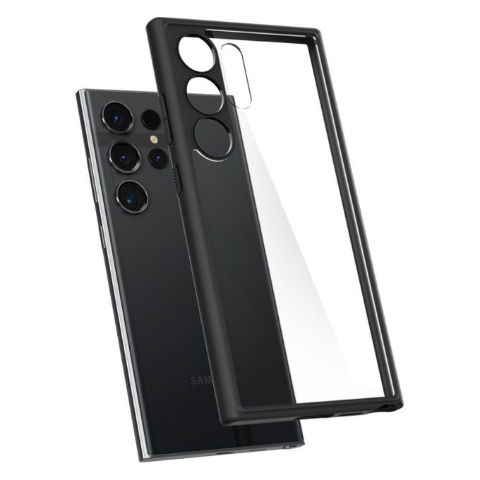 Spigen - Hülle Ultra Hybrid für Samsung Galaxy S24 Ultra, Matte Black