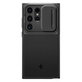 Spigen - Hülle Optik Armor für Samsung Galaxy S24 Ultra, schwarz