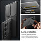 Spigen - Hülle Optik Armor für Samsung Galaxy S24 Ultra, schwarz